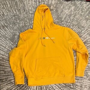 Champion Men's Golden Yellow Hoodie